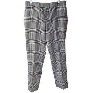 Lauren Ralph Lauren Glen Plaid Pants in black and white - sz 8P
